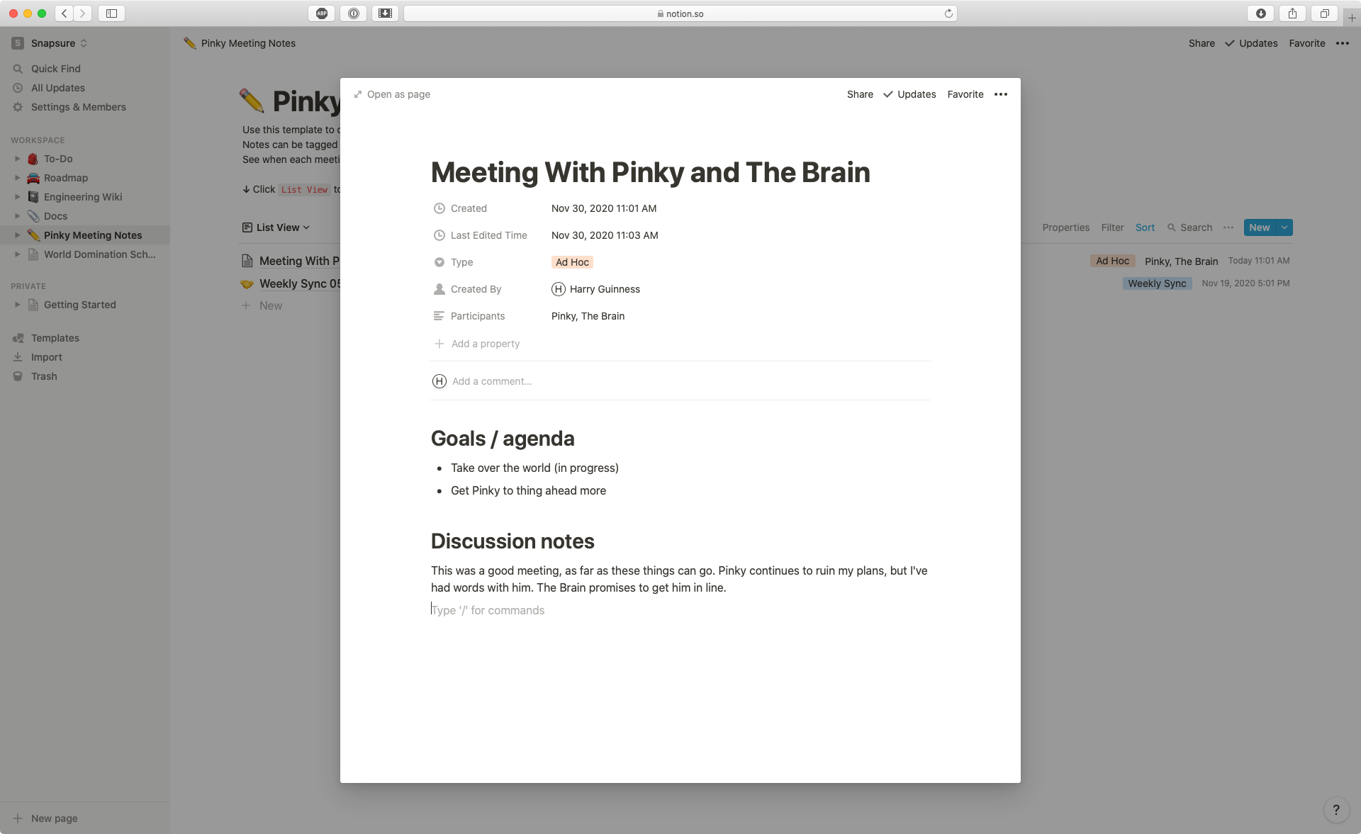 daily notes app for mac